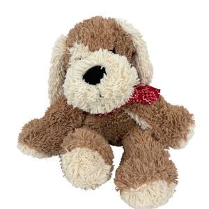 Circo Puppy Dog Plush Brown Cream Red Bandana 18 Inch Floppy Stuffed Animal